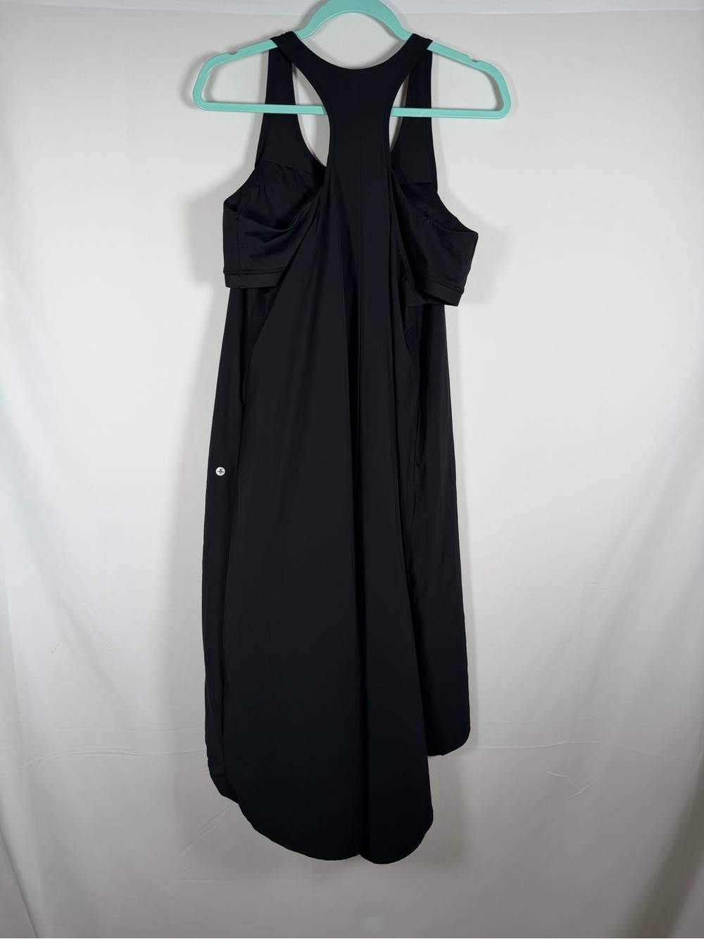 HALARA Black Racerback Midi Dress with Scoop Neck - Picture 4 of 8